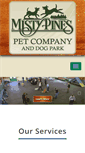 Mobile Screenshot of mistypinesdogpark.com